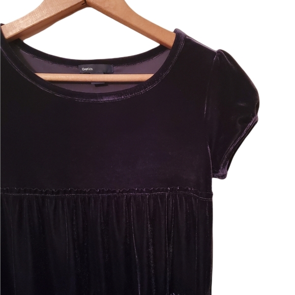Girls Velvet Gap Dress Size 12 - Picture 3 of 4